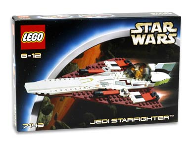 LEGO Set-Jedi Starfighter-Star Wars / Star Wars Episode 2-7143-1-Creative Brick Builders